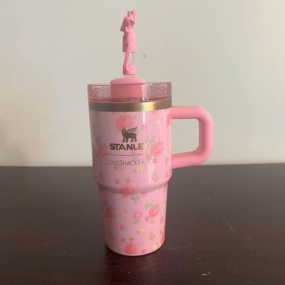 STANLEY x Love Shack Fancy Tumbler 20oz Ibiza Sunset Pink New IN HAND!